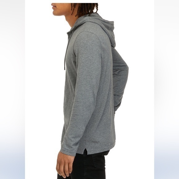 Michael Kors Slub‎ Henley Long Sleeve Hoodie M - Picture 3 of 9